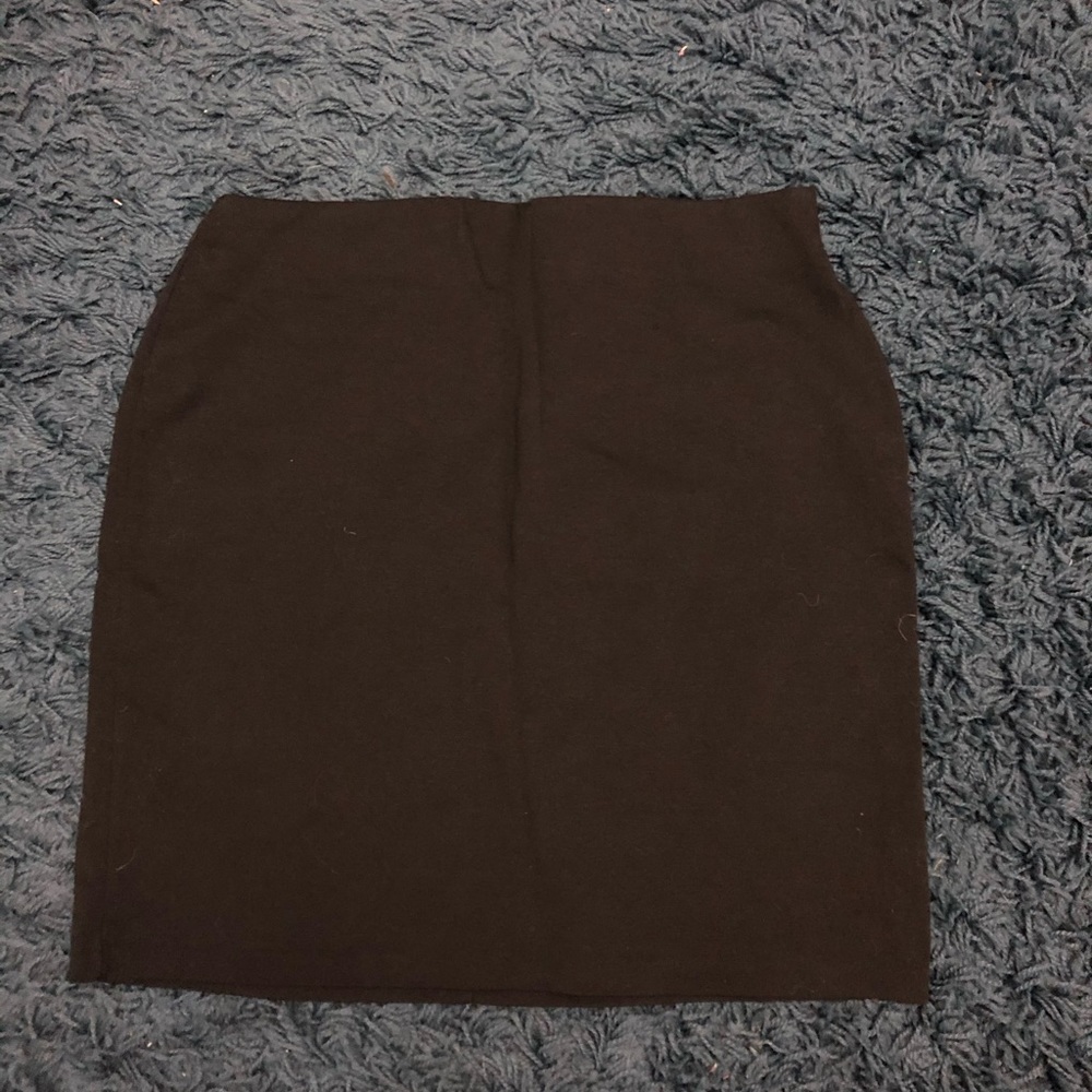 classic black pencil skirt